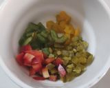 A picture of step 1 of Cucumber cups.