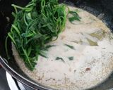 Foto langkah ke 5 dari resep Sayur bobor bayam bumbu teri.