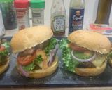 A picture of step 11 of The Ultimate American Beef burger.