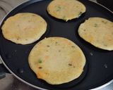 A picture of step 6 of Low-Oil Crispy Samak Rice Cheela for Fasting.