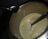 A picture of step 5 of Kesar-Elaichi Kalakand.