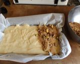 Foto del paso 3 de la receta Budín de nueces pecanas y pistachos, con desmigado