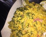 A picture of step 3 of Danbun shinkafa.