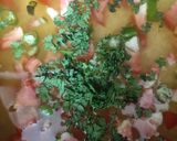A picture of step 1 of Moong dal.
