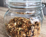 Foto del paso 6 de la receta: Granola de frutos secos y semillas en sartén