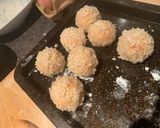 A picture of step 3 of Manchego and chorizo croquettes.