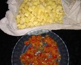 Foto del paso 1 de la receta: 2"Tortillas 1* papas, acelga, morrón cebolla 2*papa, morrón cebolla
