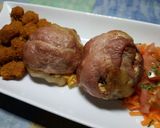 A picture of step 4 of LeViés Danish Feta & Garlic Filled Mushrooms.