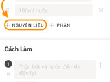 Cách đăng công thức trên Cookpad