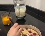 صورة لخطوة 7 من وصفة بسبوسة تشيز كيك بالتوت 🫐