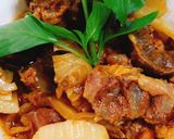 Hình bước làm 3 của món Bò kho dưa