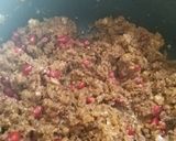 A picture of step 1 of Fried Kibbeh.