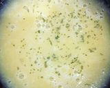 Foto del paso 7 de la receta Bacalao Confitado a Baja Temperatura Sobre Sopa de Pil Pil Gratinado con Bechamel y Mozzarella