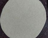 A picture of step 2 of Atte ki roti gol gol.