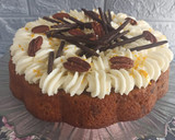 Foto del paso 6 de la receta: Bizcocho zanahoria y naranja con crema de queso