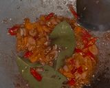 Foto langkah ke 4 dari resep Tumis Kulit Melinjo & Tempe Pedas.