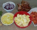 Pas rețetă Supă de gulaș cu coastă de porc afumată 1 fotografie