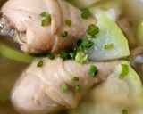 รูปขั้นตอนการทำที่ 2 ของ "แกงจืดน้ำเต้าน่องไก่"🍐🍗🥣 Bottle Gourd &Chicken Legs Soup
