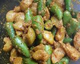 A picture of step 5 of Amla with green chilli pickle.