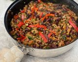A picture of step 7 of Red Bean and Beef Skillet.