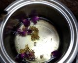 A picture of step 2 of Rose Honey tea.