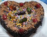 A picture of step 2 of Truffle cake.