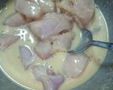 A picture of step 1 of Chilli Sauce Chicken.