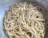Foto del paso 6 de la receta: Pasta con salsa bechamel y pollo empanizado 🍗🍝