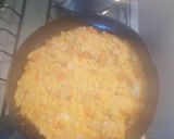 Foto del paso 2 de la receta: Tortilla de arroz vegana con ensalada de tomate