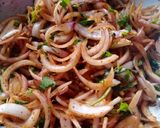 A picture of step 1 of Tea Stall Onion Bonda.