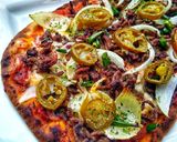 A picture of step 5 of Naan Bread Pizza (Hot 'n' Spicy) 🍕.