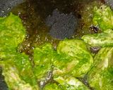 A picture of step 4 of Green masala roast.