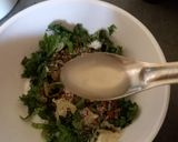 A picture of step 6 of Grilled Cauliflower with Hummus and Chimichurri.