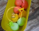 Foto langkah ke 3 dari resep Telur Rainbow.