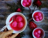 রোজ রসগোল্লা (Rose rosogolla recipe in Bengali) রেসিপির ধাপ 5 ছবি