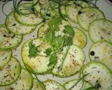 Foto del paso 6 de la receta: Zucchini en rodajas (carpaccio o ceviche de calabacín)