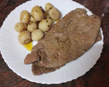 Foto del paso 5 de la receta: Hígado adobado a la plancha con papas arrugas
