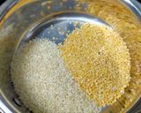 A picture of step 1 of Sweet Pongal (Sakkrai Pongal).