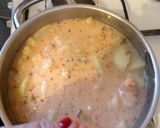 Krumplifőzelék klasszikus fasírttal recept fázis 3 fotója