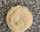 A picture of step 11 of Scallion pancake.