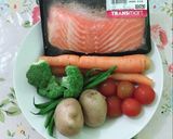 Foto langkah ke 1 dari resep Mpasi 7m+ menu 4 bintang (ikan salmon).