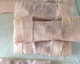 A picture of step 3 of Buffalo hot sauce rolls.