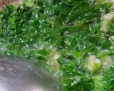 A picture of step 2 of Paneer and spinach pockets.