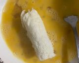 A picture of step 3 of Bread chicken roll.