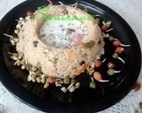 A picture of step 2 of Sprouted whole Lentil Pulav.