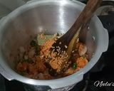 A picture of step 8 of Red Lentil Veggie Soup.