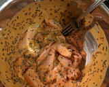 A picture of step 2 of Seasame, miso and ginger chicken.