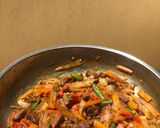 A picture of step 3 of Beef Fajita.