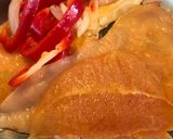 Foto del paso 1 de la receta: Pollo en salsa de pimiento