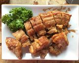 รูปขั้นตอนการทำที่ 4 ของ หมูกรอบอบลม #อาหารไทยง่ายๆ